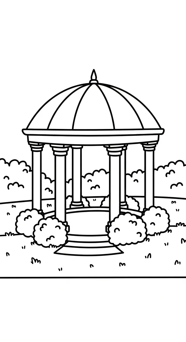 imprimer coloriage Jardin gratuit