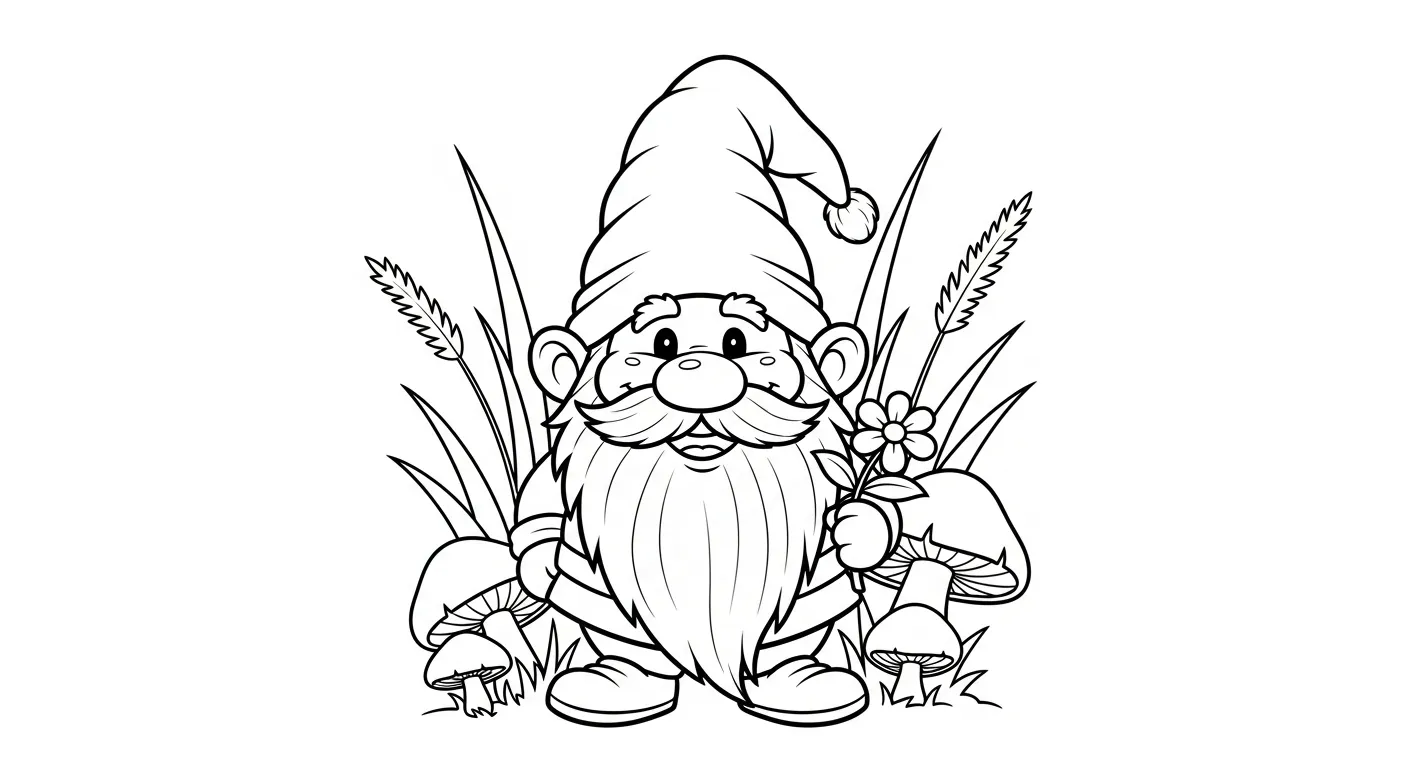 coloriage Jardin et dessin a imprimer 1