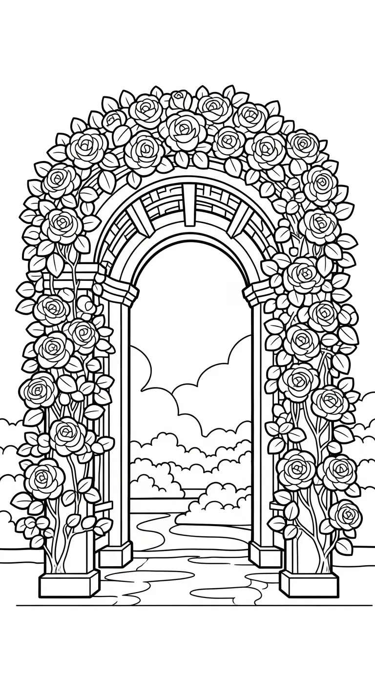 coloriage Jardin pour enfants a imprimer