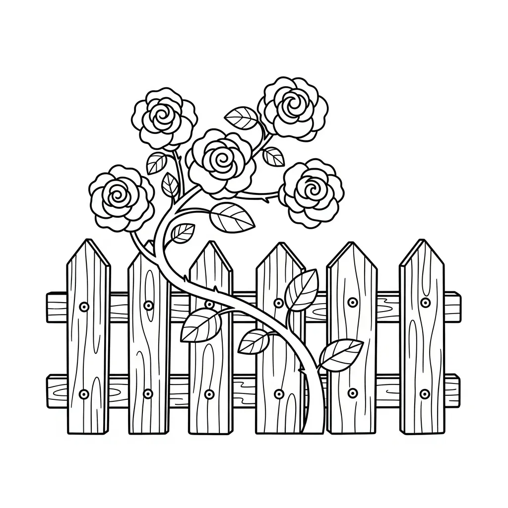 coloriage Jardin a dessiner et imprimer