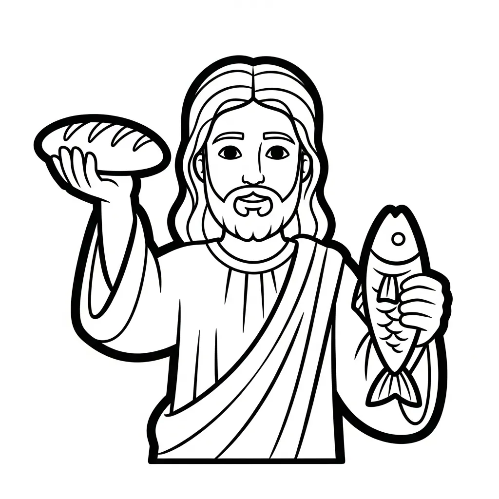 coloriage Jésus Christ à imprimer gratuitement pdf