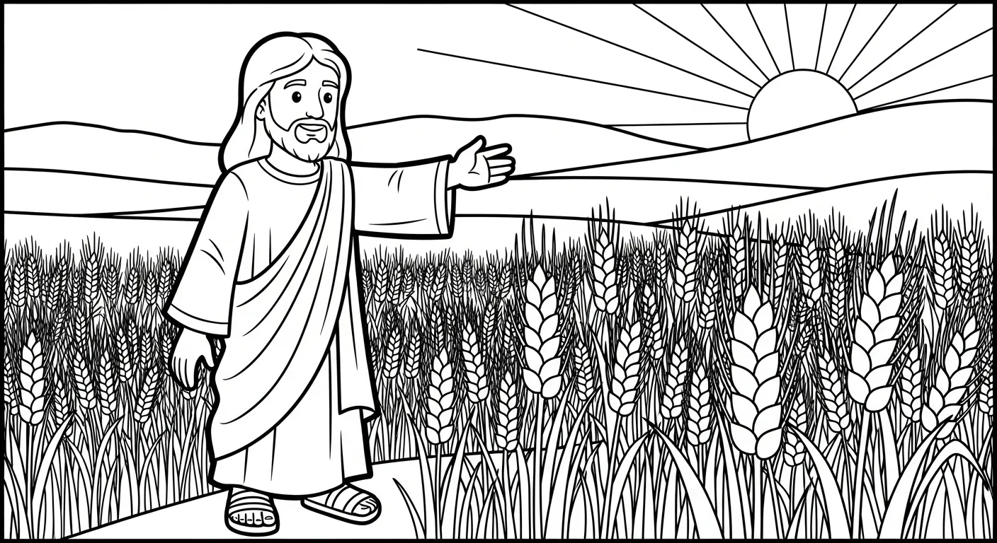 coloriage Jésus Christ pour enfant