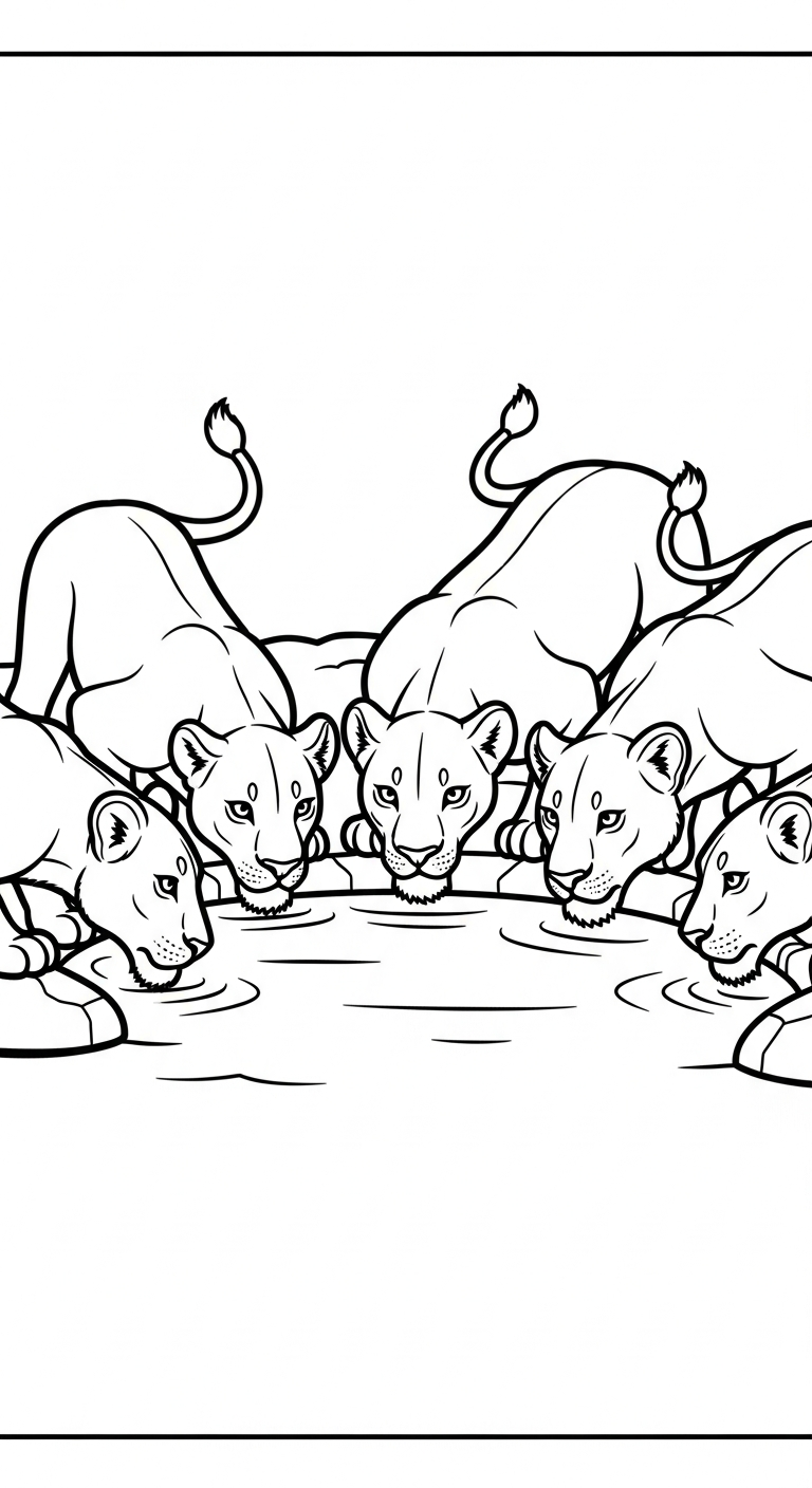 coloriage Lion updated à imprimer pour enfants