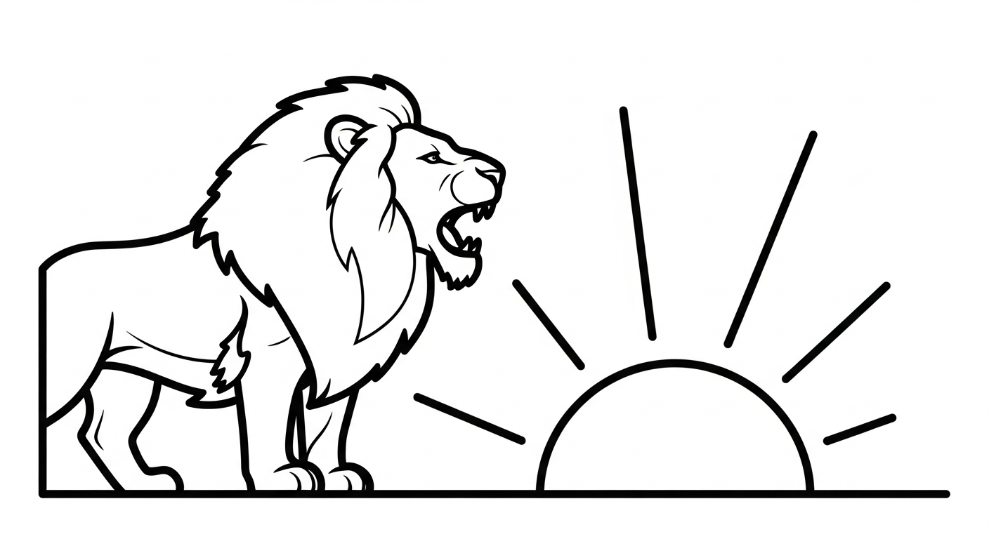 coloriage Lion updated à imprimer pdf
