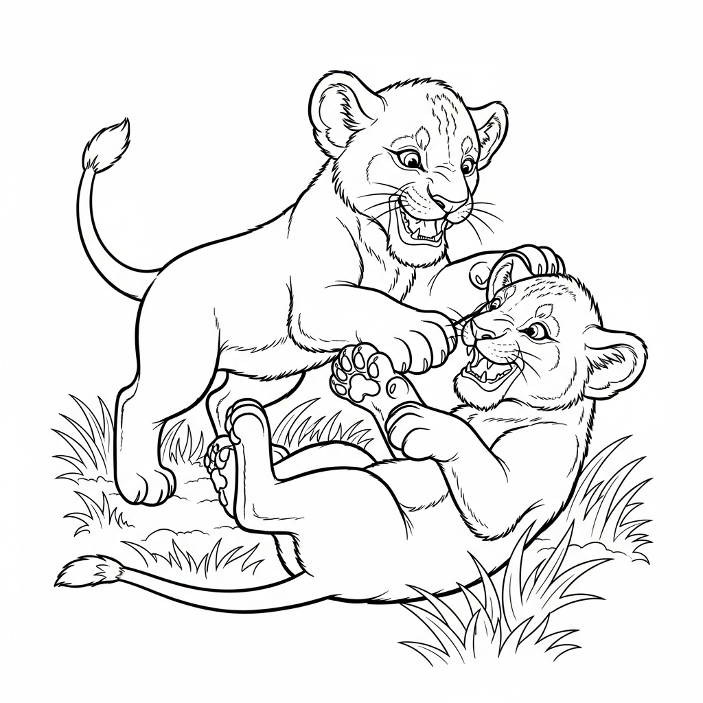 coloriage Lion updated à imprimer pour enfant de 8 ans 1