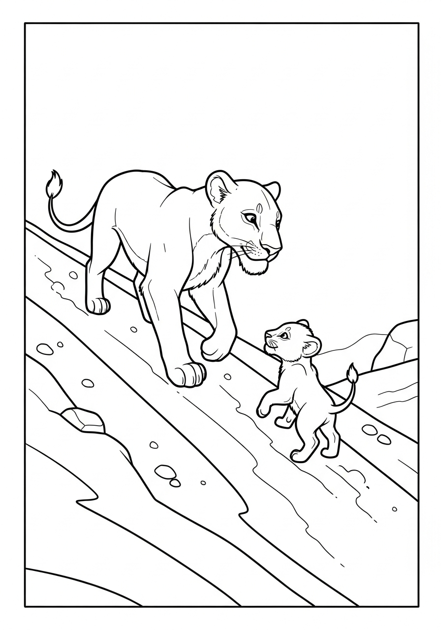 coloriage Lion updated gratuit 1