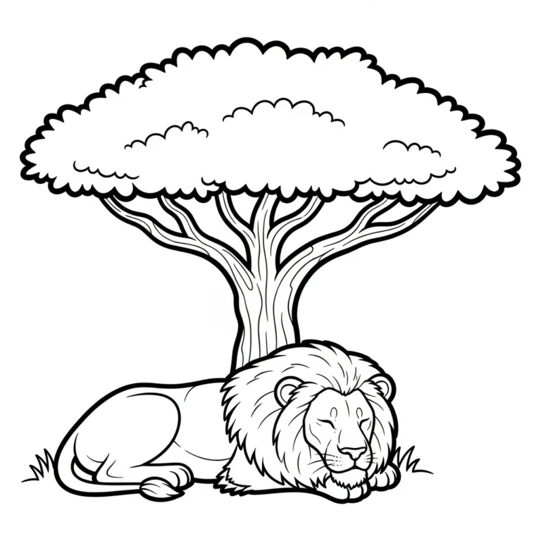Coloriage Lion