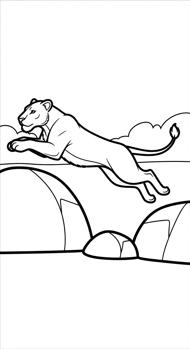 coloriage Lion updated pour enfant de 5 ans 2