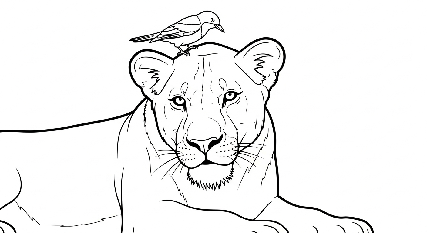 coloriage Lion updated pour enfant de à imprimer