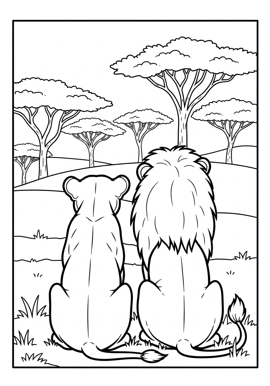 coloriage Lion updated à imprimer pour enfant de 8 ans