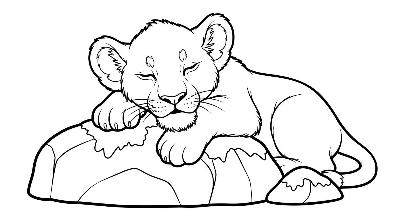 coloriage Lion updated a imprimer gratuitement 2