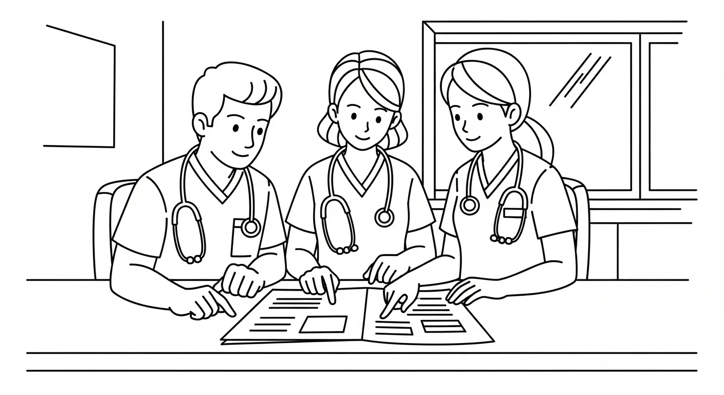 coloriage Médecin à imprimer pour enfant de 7 ans