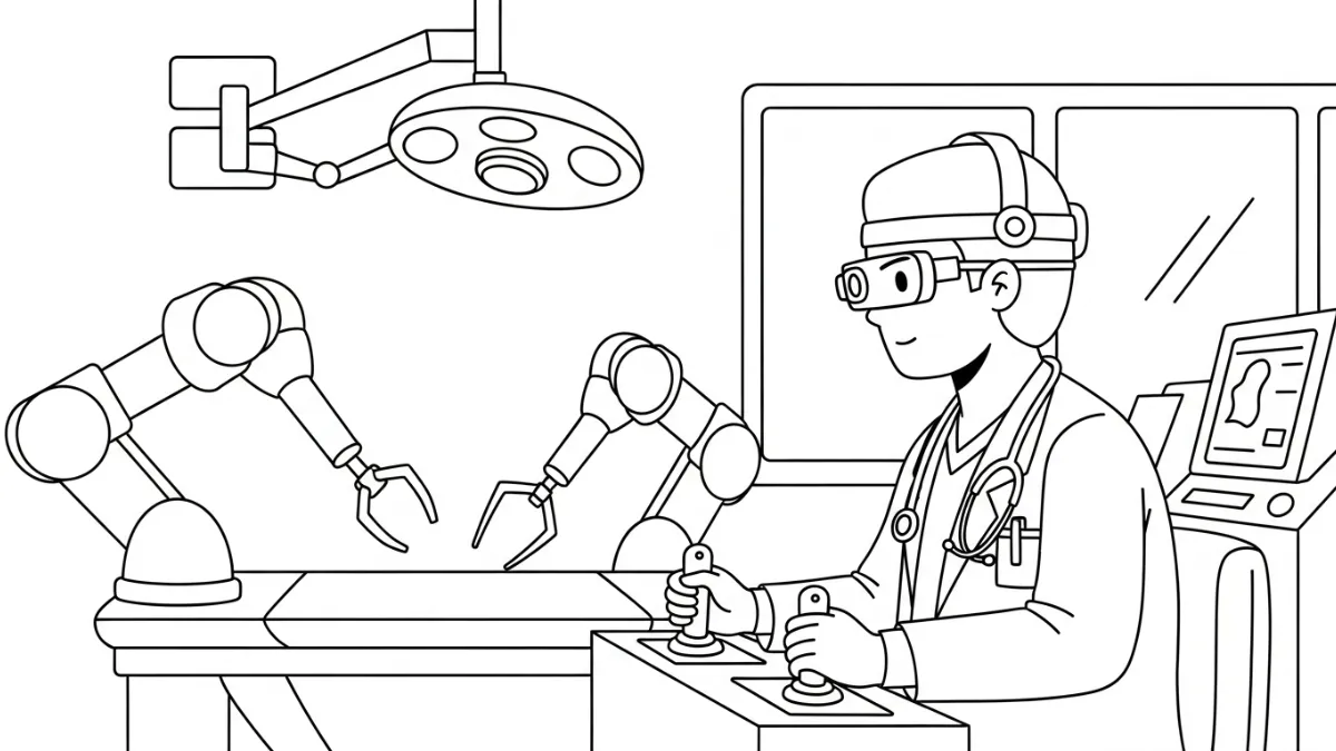 coloriage Médecin a imprimer gratuitement