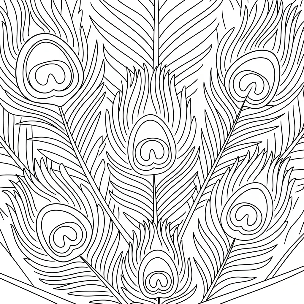 coloriage Paon pour primaire