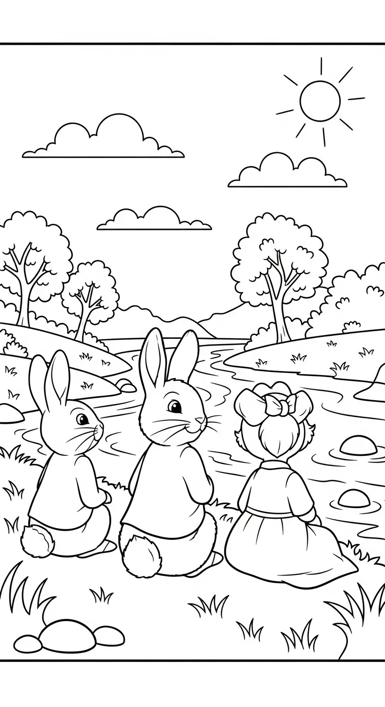 coloriage Peter Rabbit en ligne pour enfant