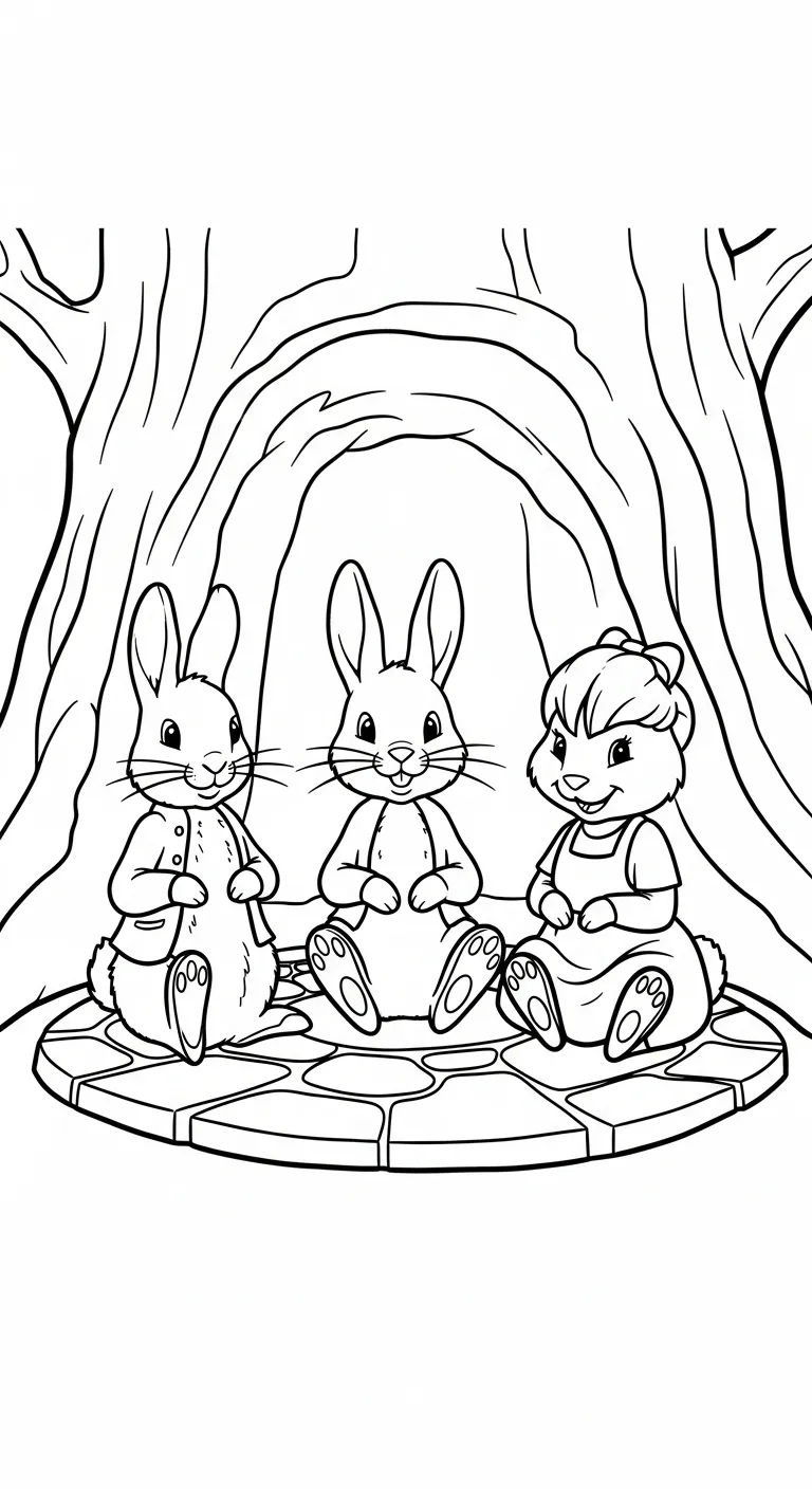 coloriage Peter Rabbit pour enfants a imprimer gratuit