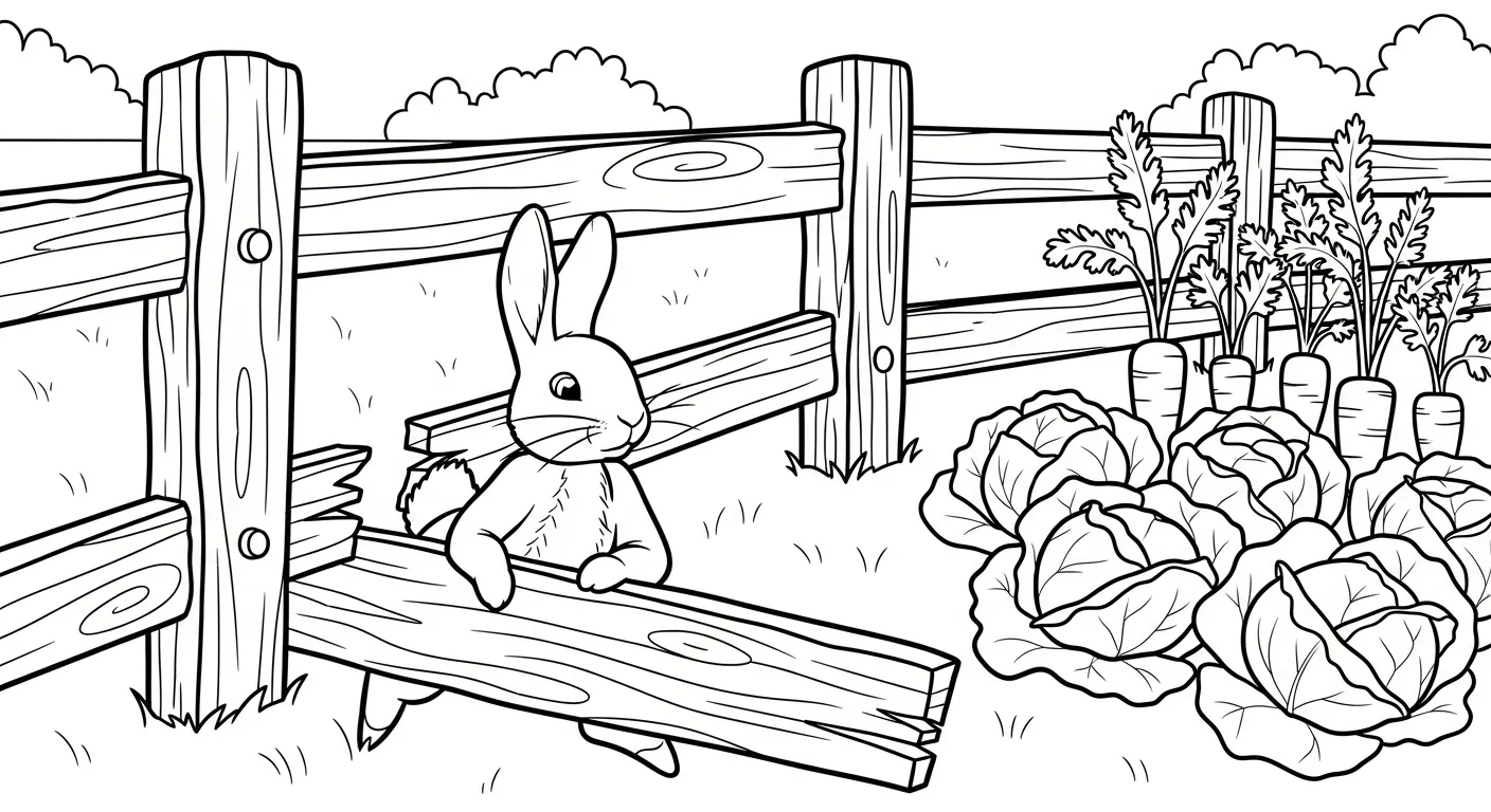 a imprimer coloriage Peter Rabbit gratuit 1