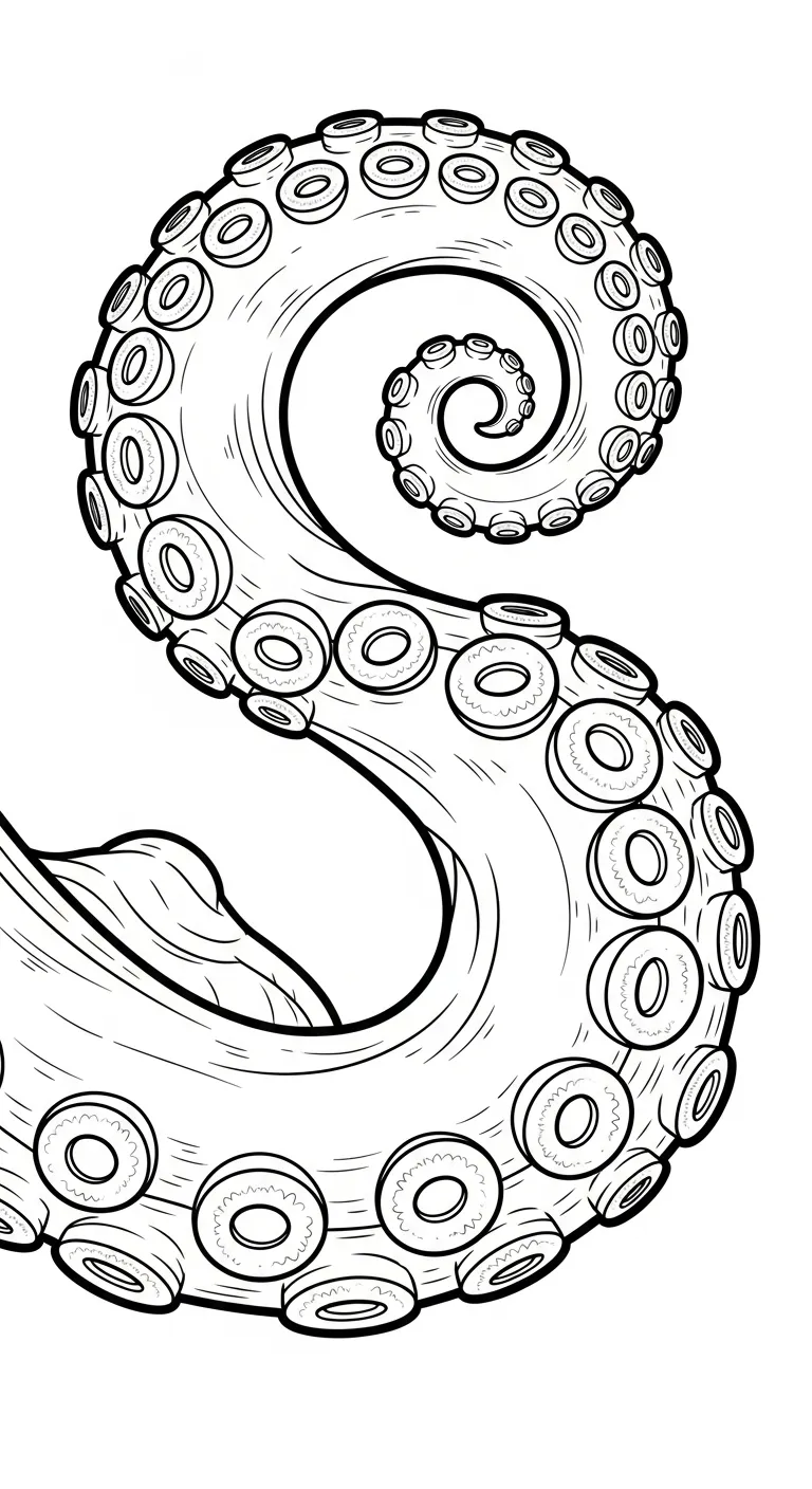 coloriage Pieuvre en ligne pour enfant 1