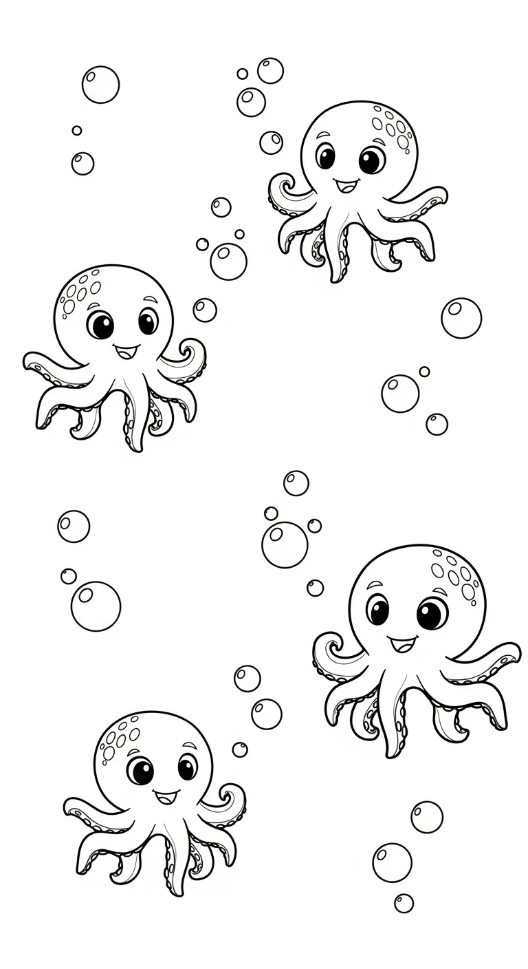 coloriage Pieuvre a telecharger