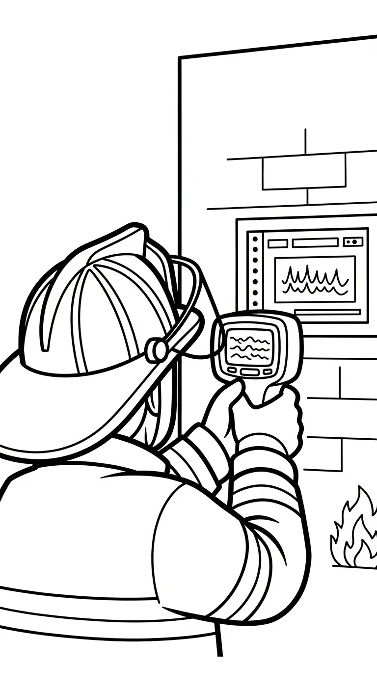 coloriage Pompier et dessin a imprimer