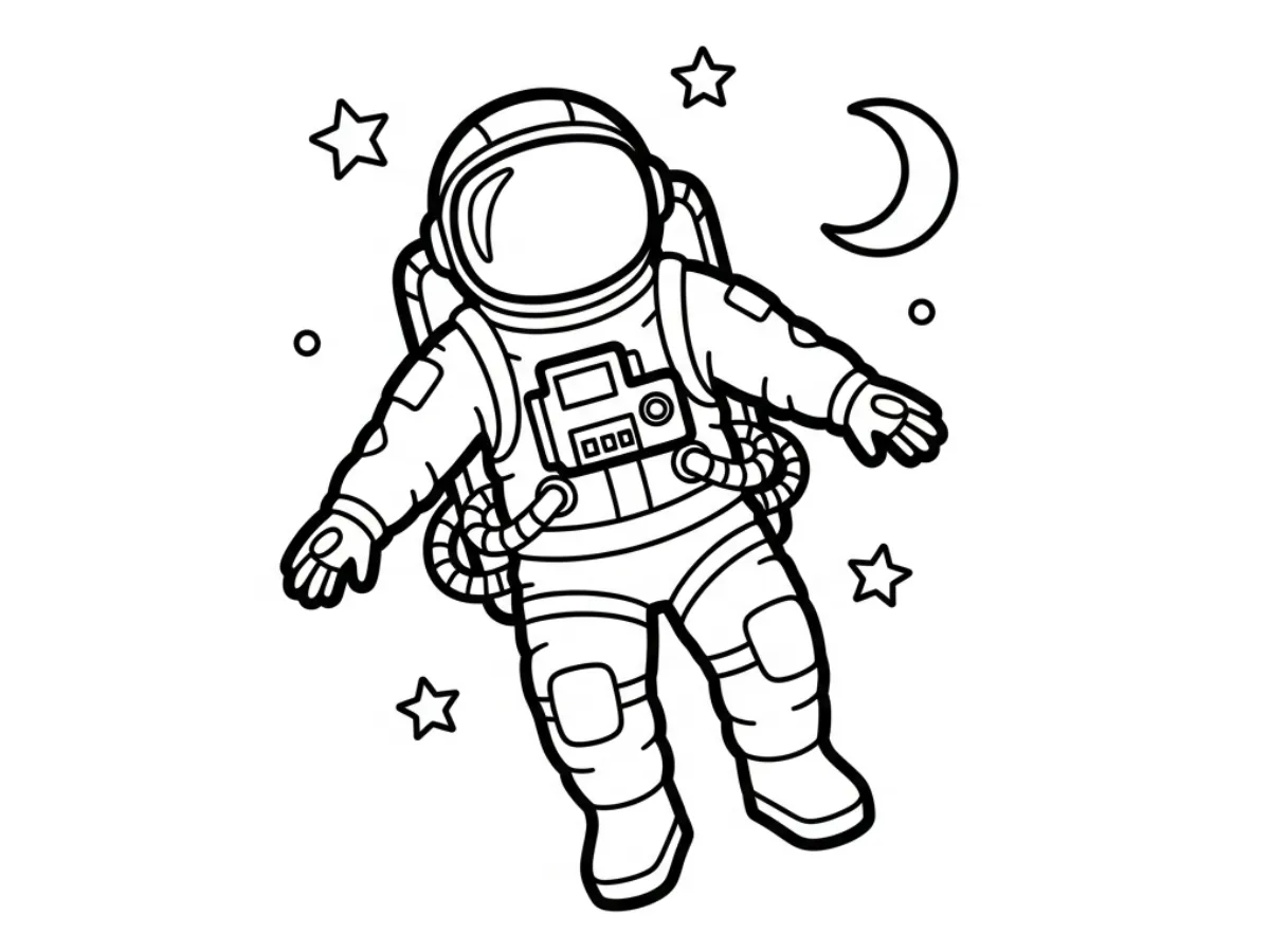 coloriage Science pour enfant de 2 ans