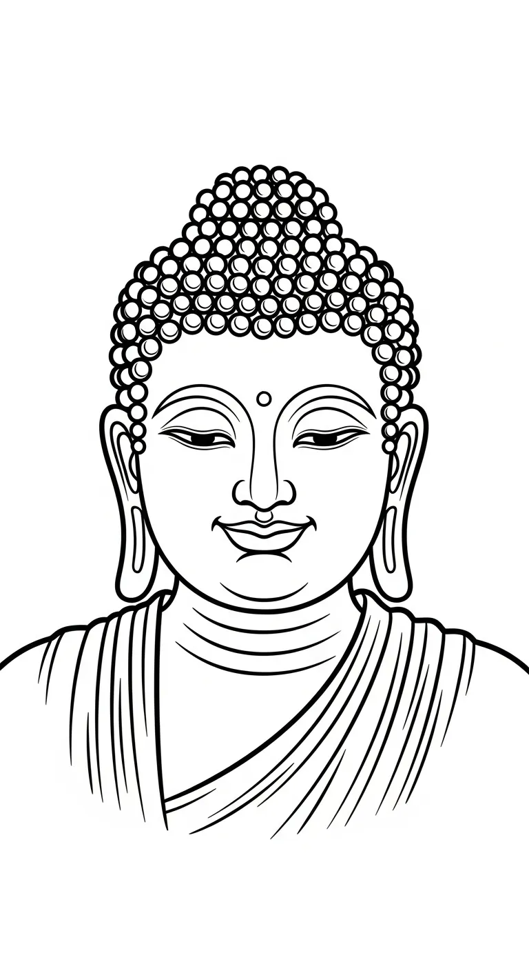 coloriage Siddhartha Gautama à imprimer a4