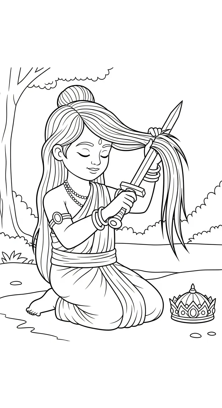 coloriage Siddhartha Gautama a imprimer gratuitement