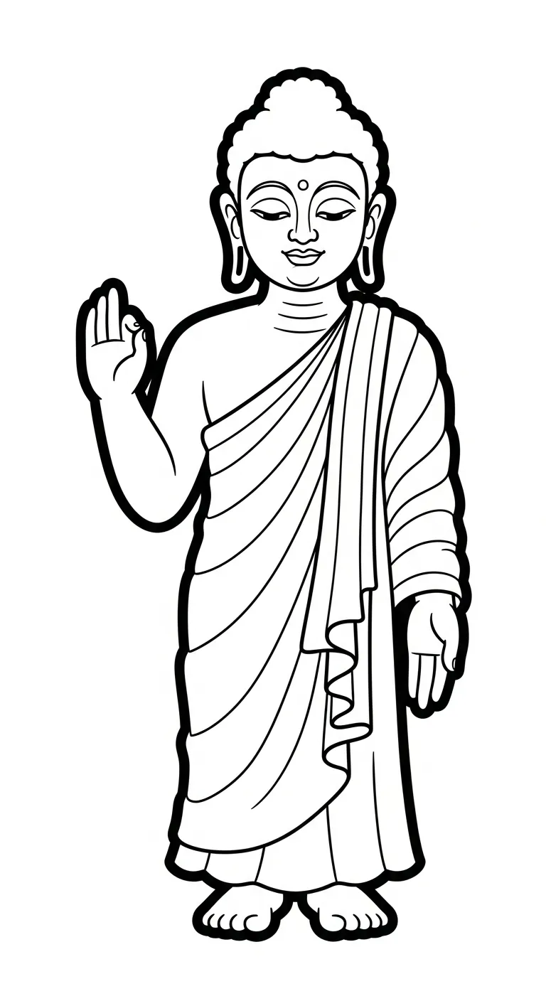 coloriage Siddhartha Gautama a telecharger