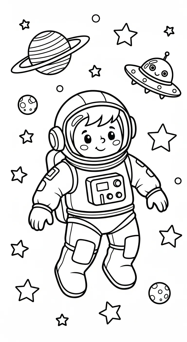 coloriage Système Solaire a colorier en ligne gratuitement