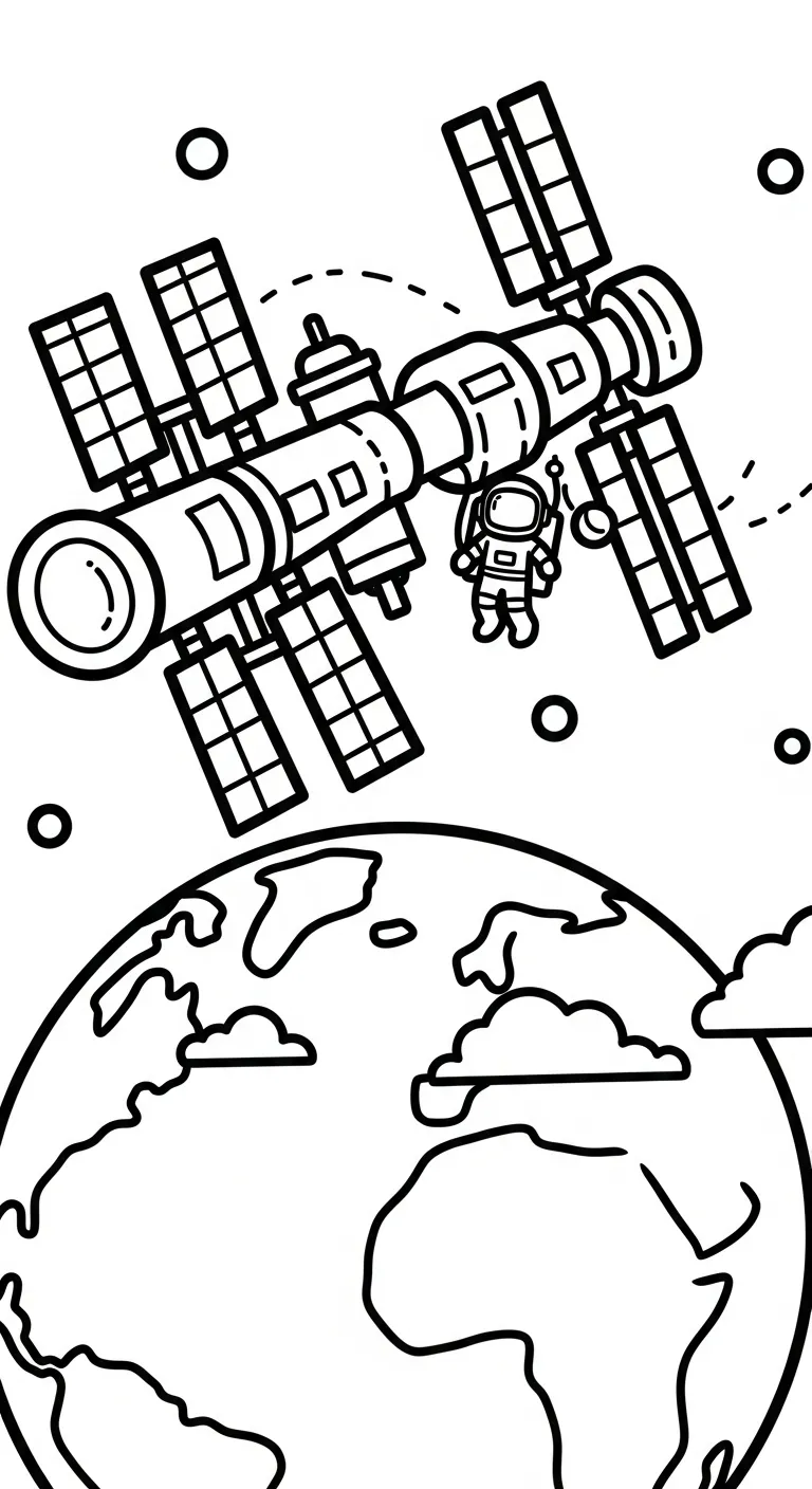 a imprimer coloriage Système Solaire gratuit