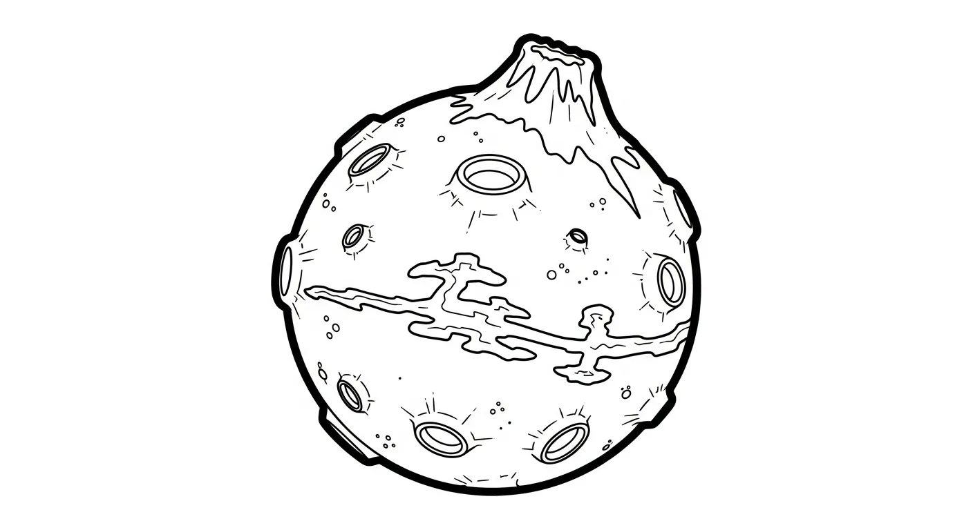 coloriage Système Solaire gratuit a imprimer