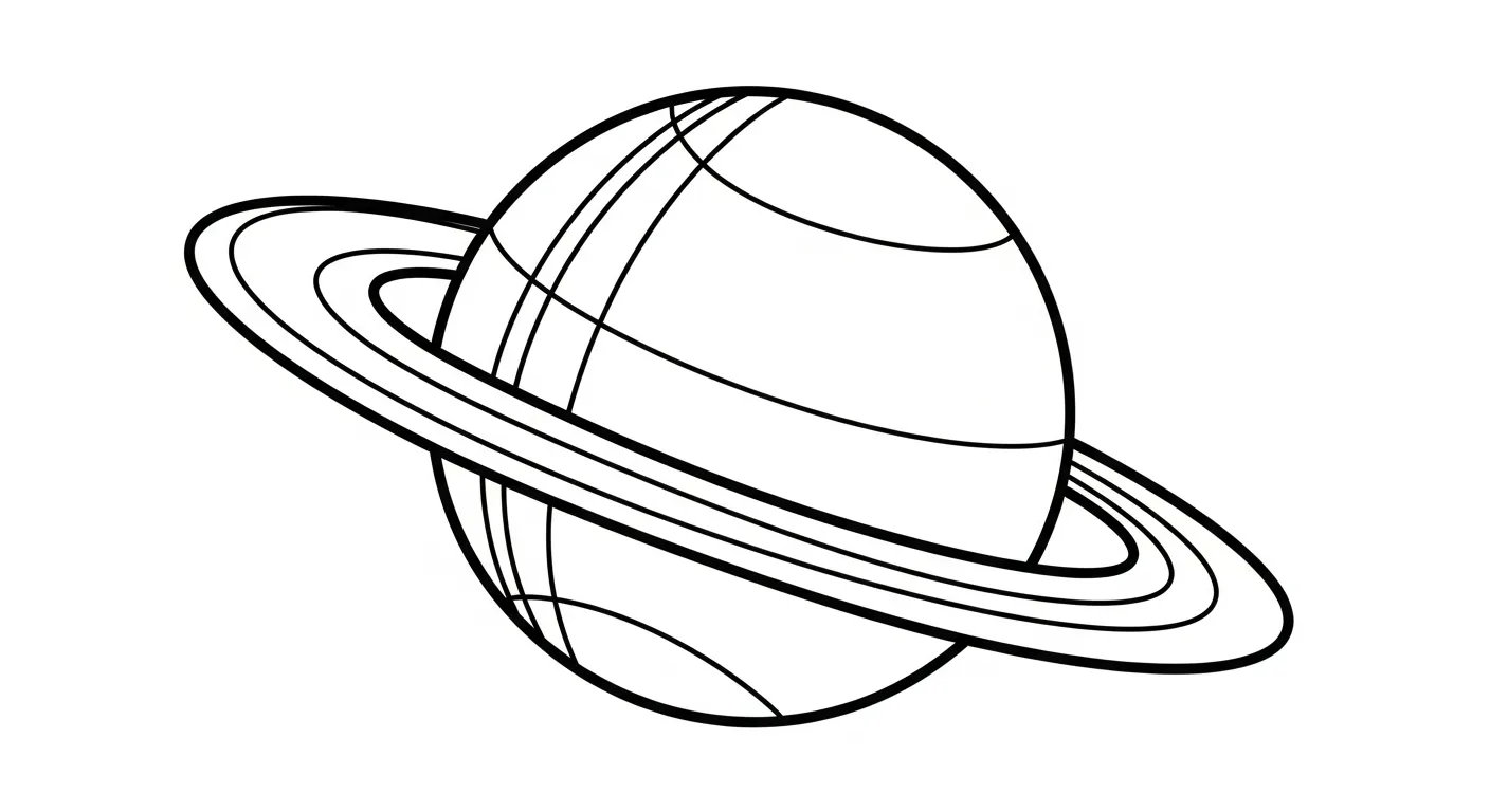 coloriage Système Solaire à imprimer a4