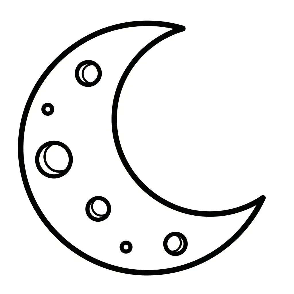 coloriage Système Solaire pour enfant de 5 ans