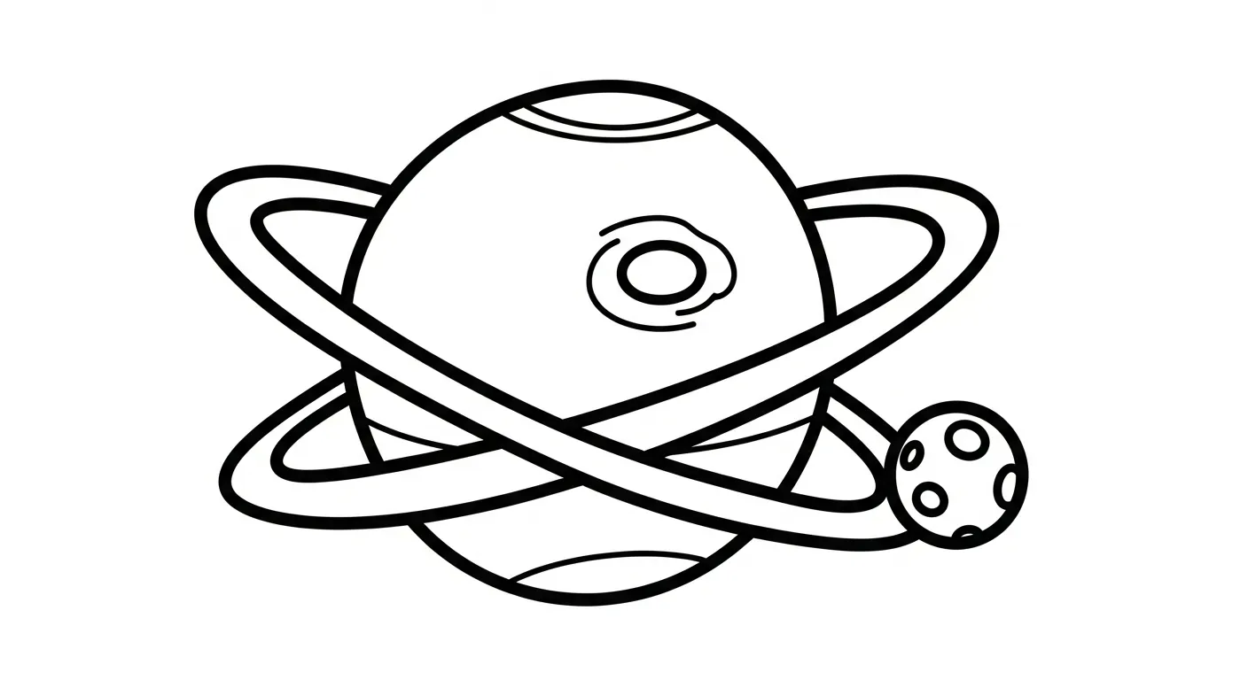 télécharger coloriage Système Solaire gratuit