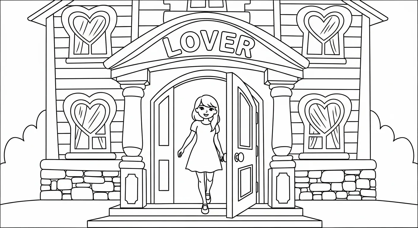 coloriage Taylor Swift et decoupage