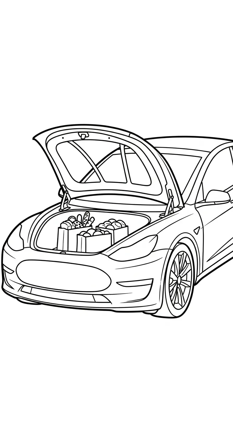 coloriage Tesla de pour enfants 1