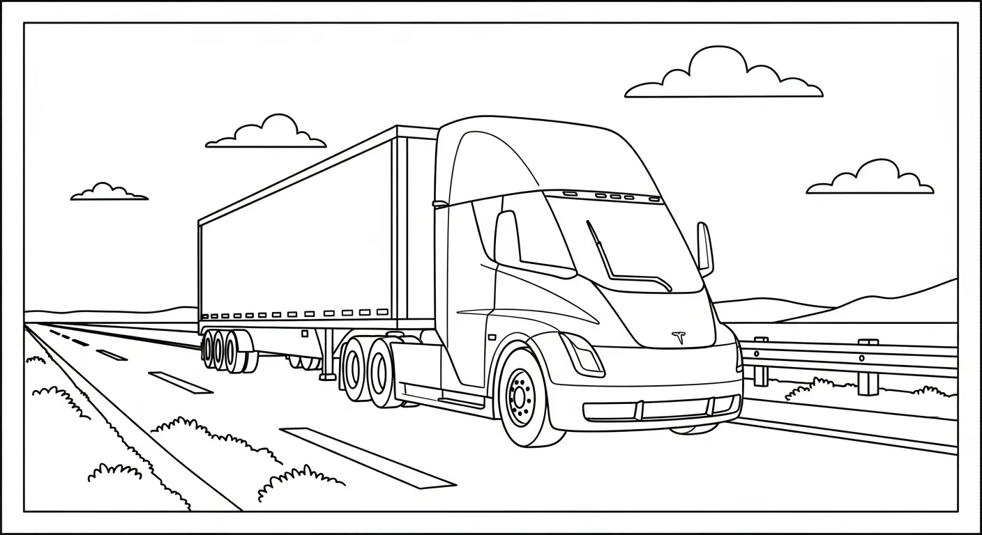 télécharger coloriage Tesla gratuit