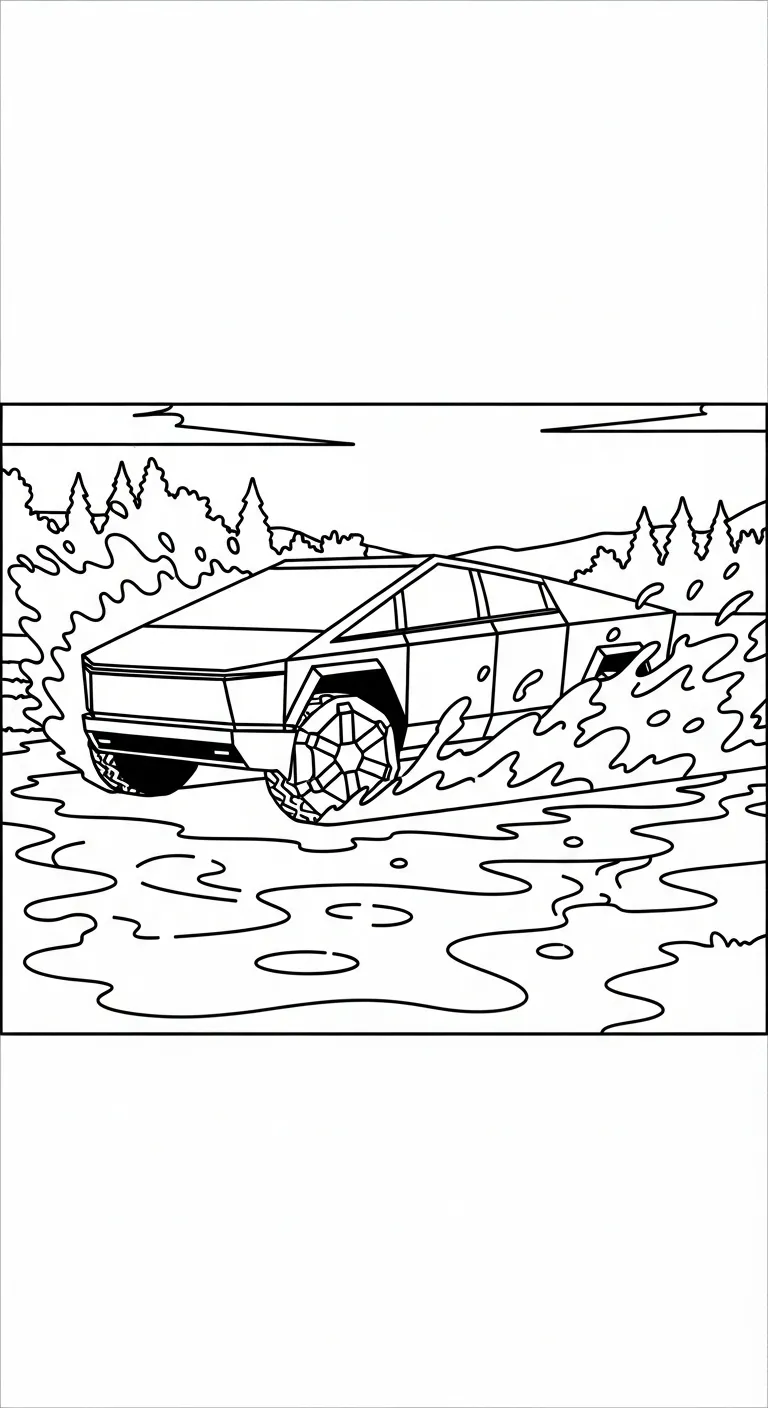imprimer coloriage Tesla