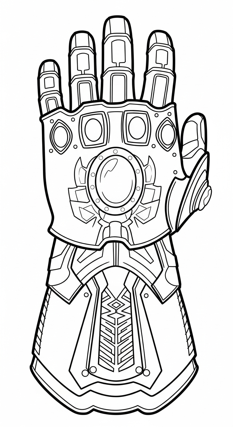 coloriage Thanos et dessin a imprimer