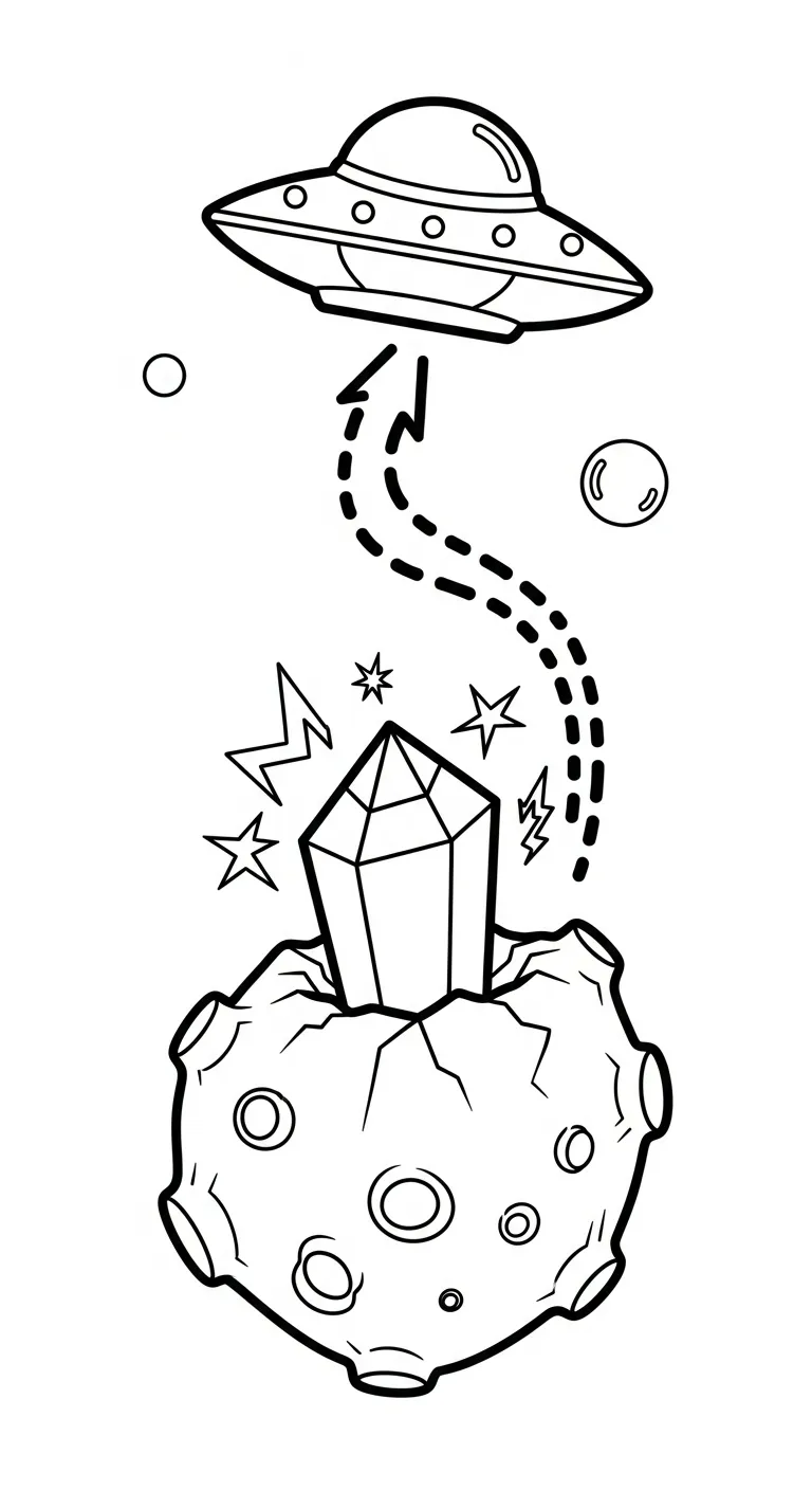 coloriage UFO gratuit en ligne