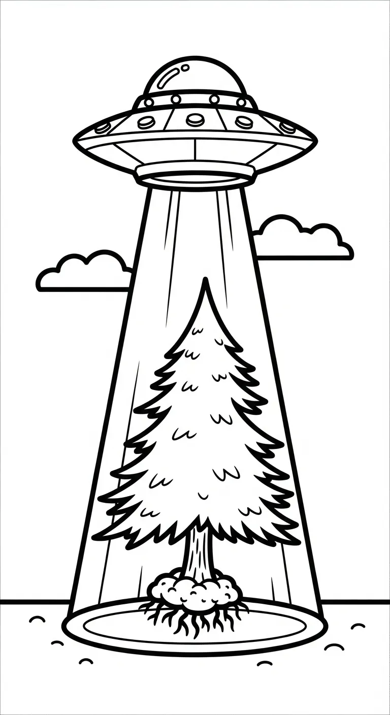 coloriage UFO et apprentissage 2