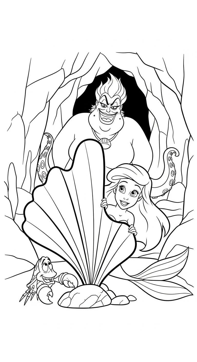coloriage Ariel updated en ligne 1
