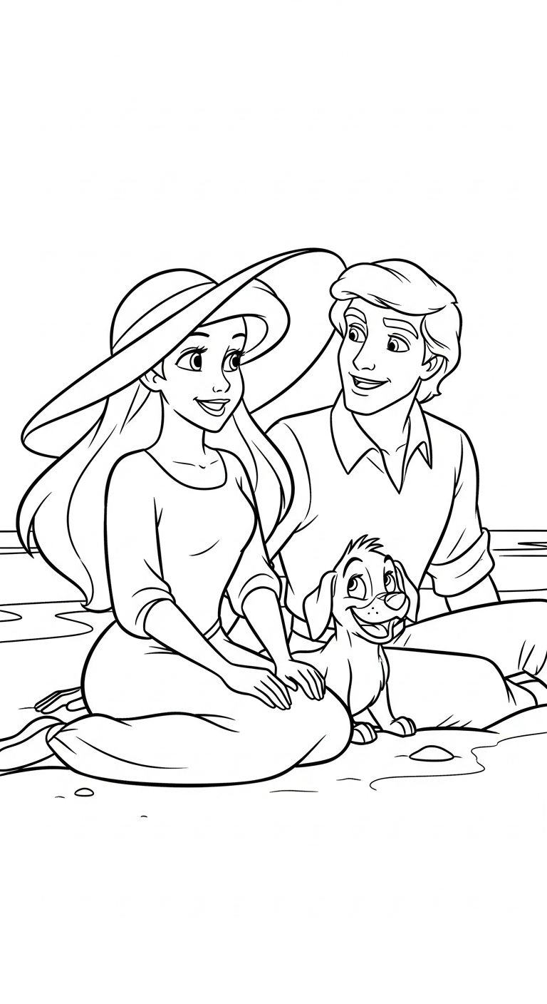 coloriage Ariel updated gratuit