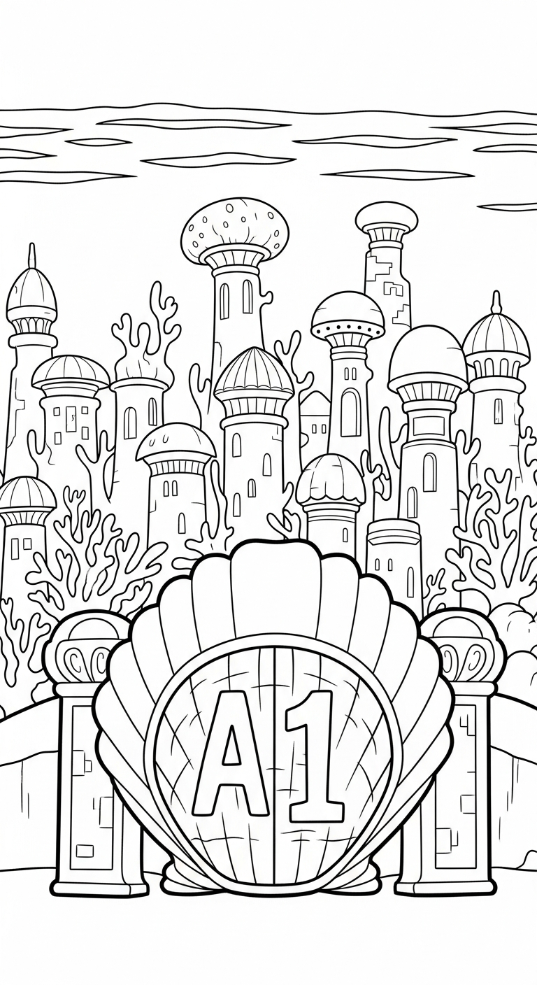 coloriage Ariel updated à imprimer pour enfant de 6 ans