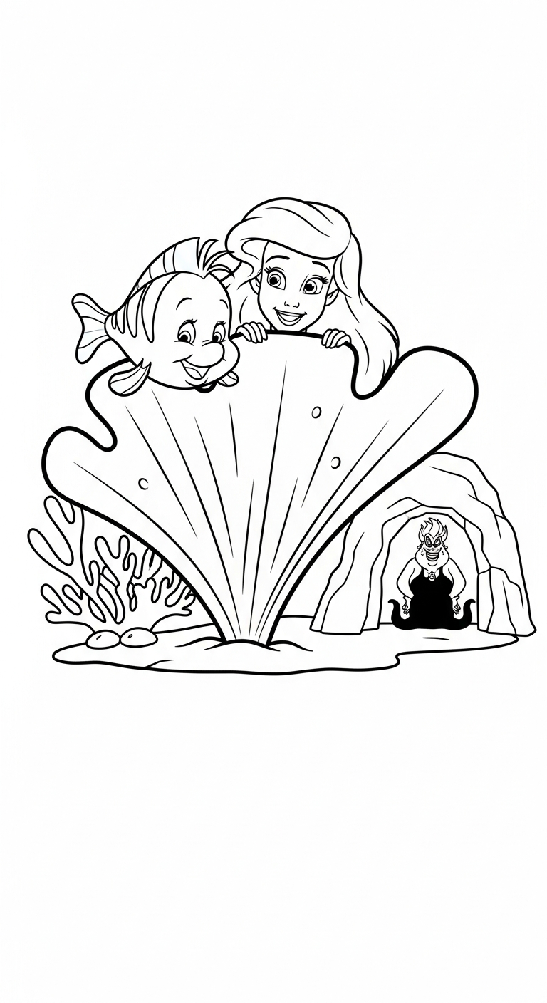 coloriage Ariel updated et dessins