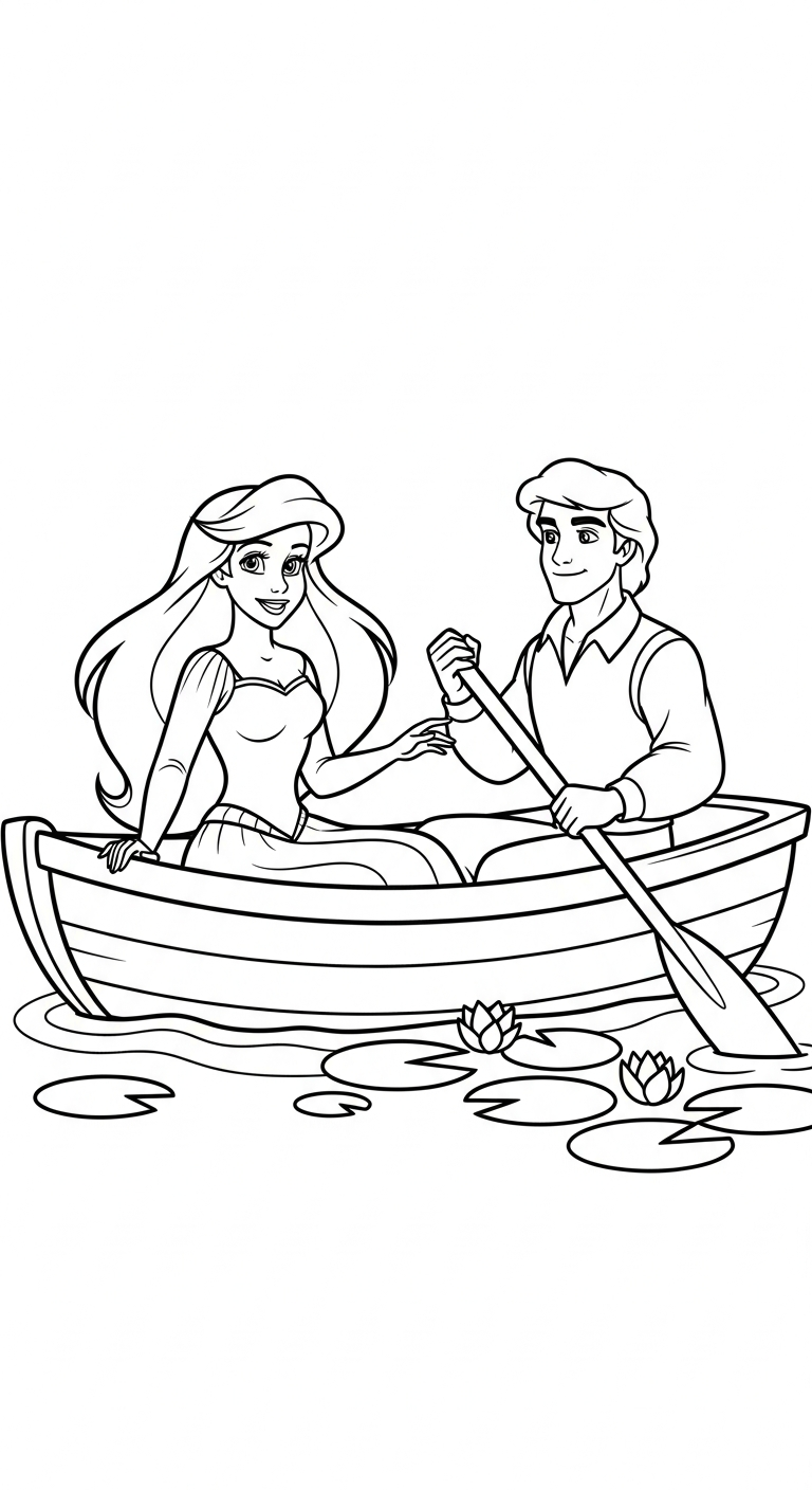 coloriage Ariel updated et dessin a imprimer