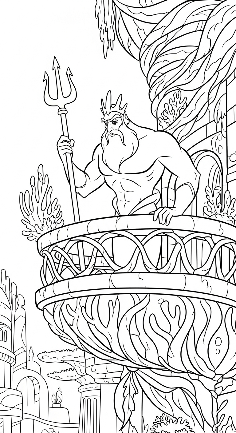 coloriage Ariel updated à imprimer