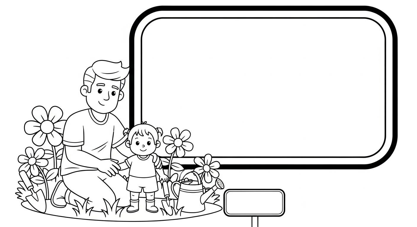 coloriage Bonne Fête Papa updated à imprimer pour enfant de 4 ans