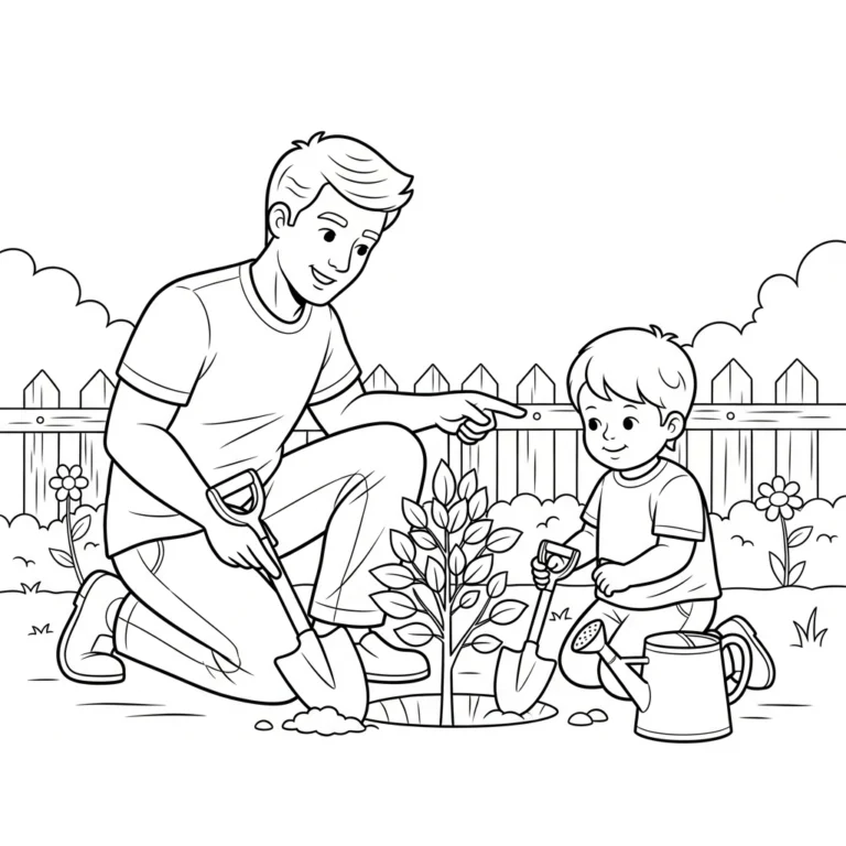 Coloriage Bonne Fête Papa