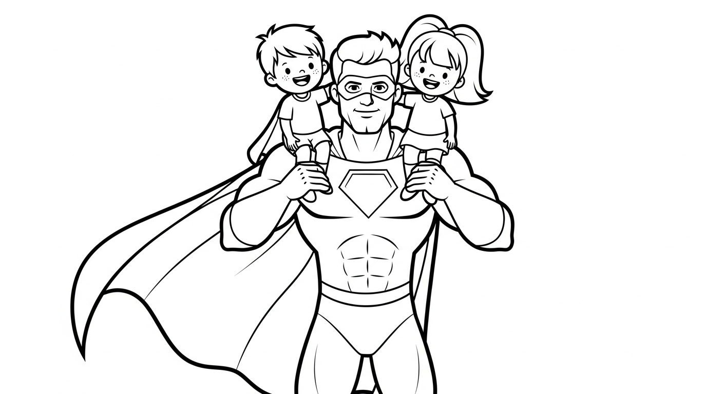 coloriage Bonne Fête Papa updated et dessins